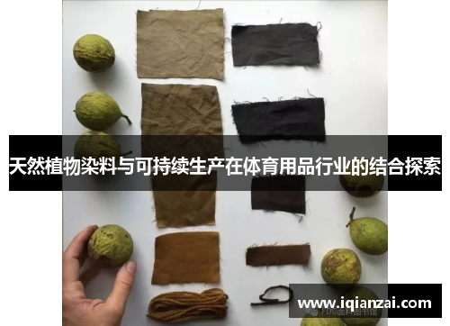 天然植物染料与可持续生产在体育用品行业的结合探索